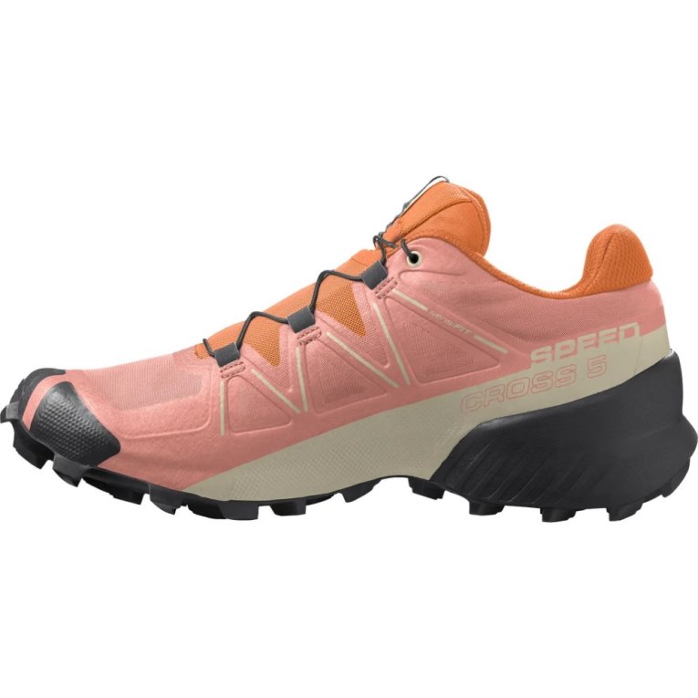 Pink / Orange Salomon Speedcross 5 Women's Trail Running Shoes | PH 13524J